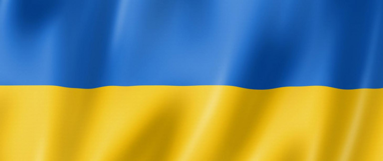 Flaga Ukrainy 768x324